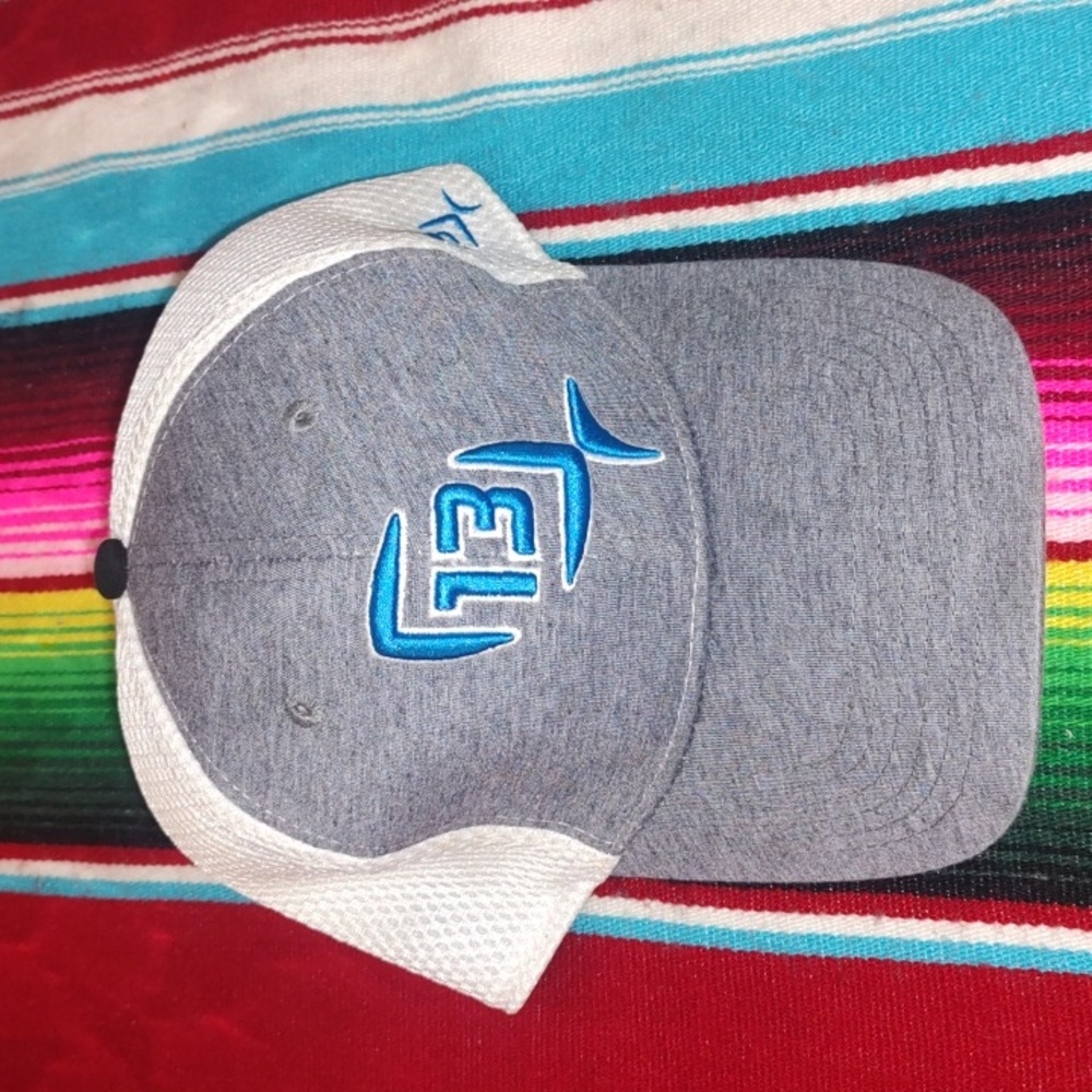 Thirteen 13 Fishing Hat Cap Mens Flexfit‎ Make Your Own Luck 13 Outdoor Medium